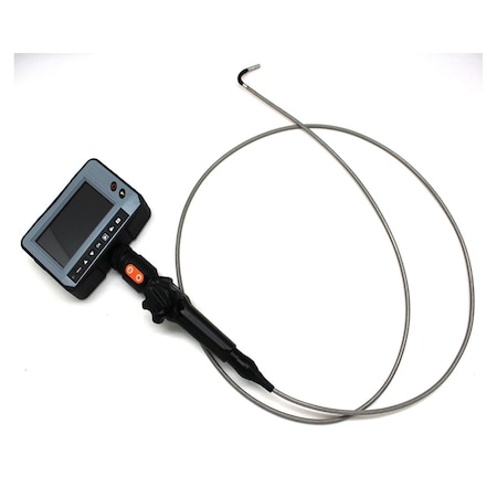 Vividia Articulating LCD Borescope, 5.5mm, 10ft Long, 4.5 Monitor, Two-Way VA-2-5530